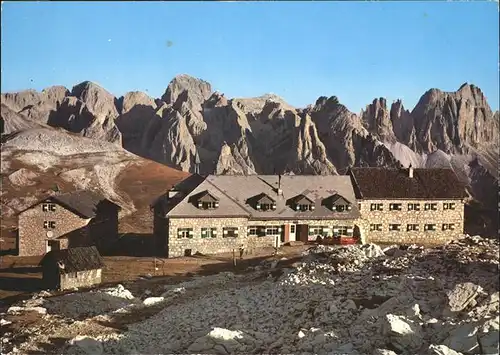 Dolomiten Schliernhaeuser Rosengarten Kat. Italien