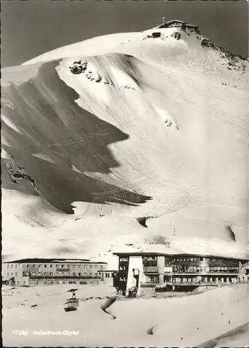 Nebelhorn Gipfel Seilbahn Kat. Oberstdorf