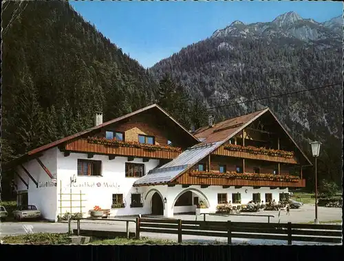 Unterleutasch Gasthof Muehle Kat. Leutasch Tirol