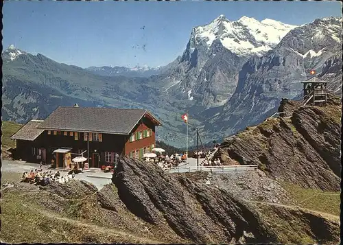 Grindelwald Kleine Scheidegg Wetterhorn Kat. Grindelwald