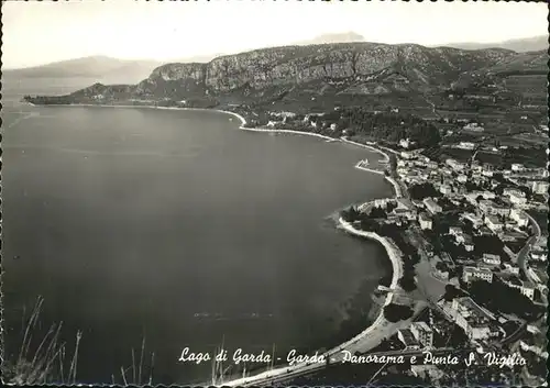 Lago di Garda Garda Panorama Punta S. Vigilio Kat. Italien