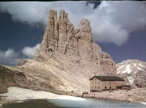 Gruppo del Catinaccio Vajolettuerme Rosengartengruppe Kat. Italien