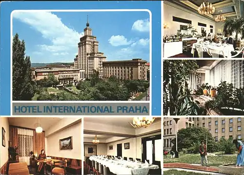 Praha Prahy Prague Hotel International Kat. Praha