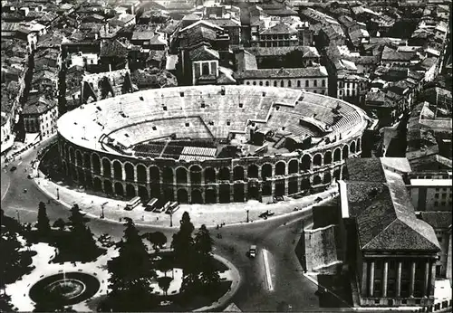 Verona Italia Panorama Anfiteatro veduta aerea Amphitheater Kat. 
