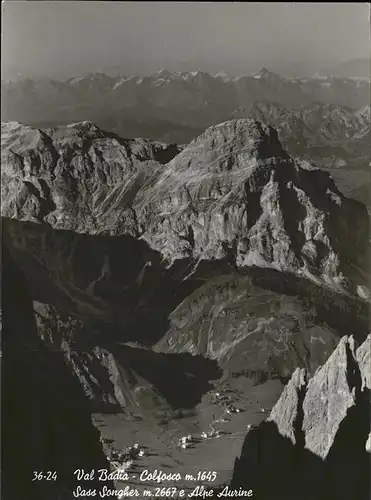 Colfosco Val Badia Sass Songher e Alpe Aurine Dolomiti Kat. 