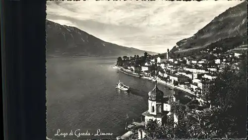 Limone sul Garda Panorama Schiff /  /Brescia 