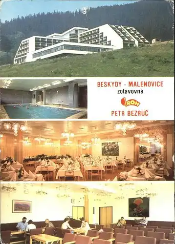 Malenovice Zotavovna ROH Petr Bezruc Erholungsheim Restaurant Hallenbad