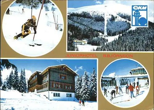 Jasna Slowakei CKM Juniorhotel B. Bjoernson Skirennen Wintersportplatz Niedere Tatra / Demaenovska Dolina /