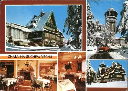 Orlicke Hory Horska chata na Suchem vrchu Kat. Tschechische Republik