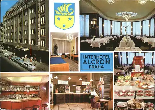 Praha Prahy Prague Interhotel Alcron Bar Empfang Restaurant Kat. Praha