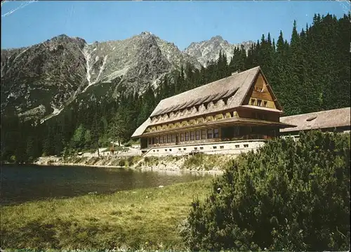 Strbske Pleso Horsky Hotel Popradsom Plese Vysoke Tatry Hohe Tatra See