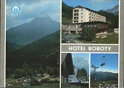 Terchova Hotel Boboty Autocamping Vratna Sessellift Kleine Fatra