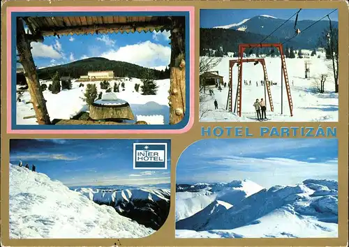 Jasna Slowakei Hotel Partizan Nizke Tatry Panorama Wintersportplatz Niedere Tatra Sporthotel Skilift / Demaenovska Dolina /