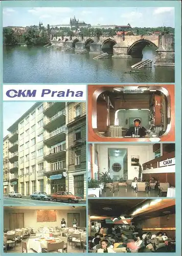 Praha Prahy Prague Juniorhotel CKM Burg Moldau Bruecke Kat. Praha