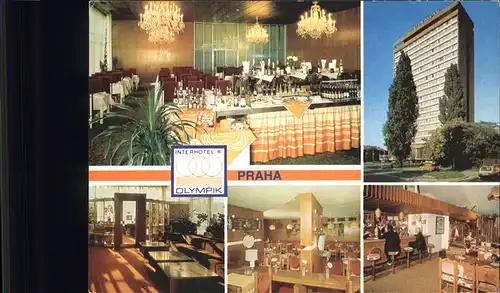 Praha Prahy Prague Interhotel Olympik Restaurant Kat. Praha