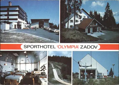 Stachy Susice Okres Pachatice Sporthotel Olympia Zadov Skischanze Lift Kat. Tschechische Republik