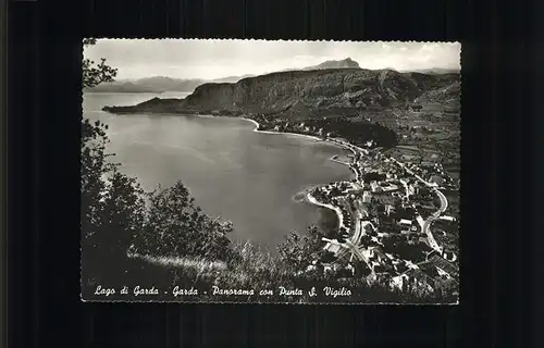 Garda Panorama con Punta S. Vigilio / Lago di Garda Italien /