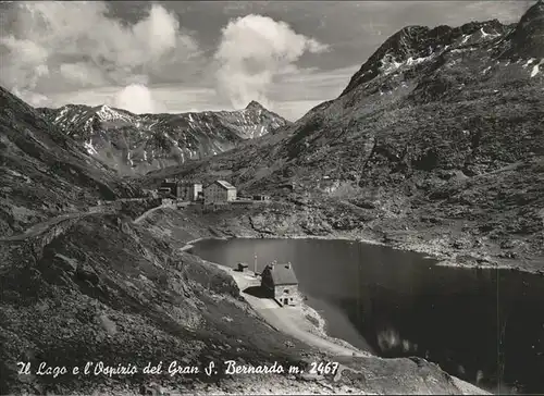 San Bernardino GR Lago e l Ospizio Lac et l hospice Kat. Mesocco