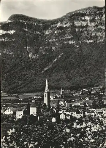 Kaltern Caldaro gegen die Mendel ueberetsch Mendola Oltradige Kat. Kaltern am See Suedtirol