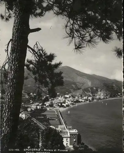 Spotorno Savona Liguria Veduta panoramica Riviera di Ponente Kat. Italien