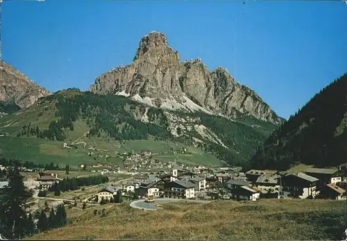 Corvara Pustertal Suedtirol Panorama mit Dolomiten Kat. Pustertal