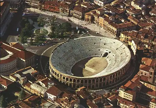 Verona Italia Fliegeraufnahme Kat. 