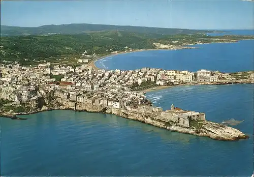 Vieste Foggia Fliegeraufnahme