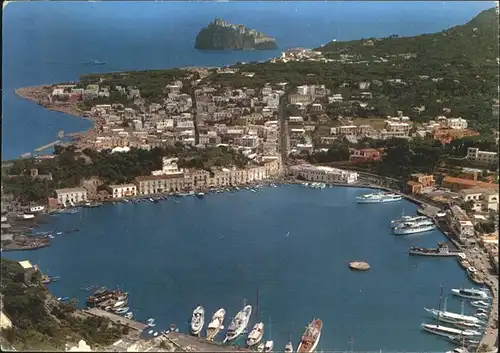 Ischia Hafen Fliegeraufnahme Kat. Insel Golfo di Napoli