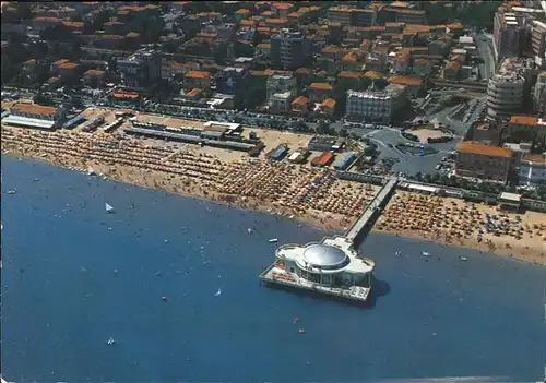 Senigallia Fliegeraufnahme Strand Kat. Italien