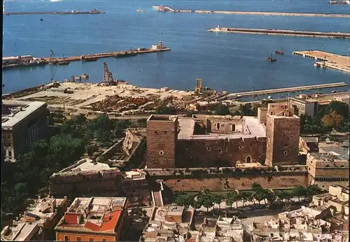 Bari Puglia Fliegeraufnahme Schloss Hafen Kat. Bari