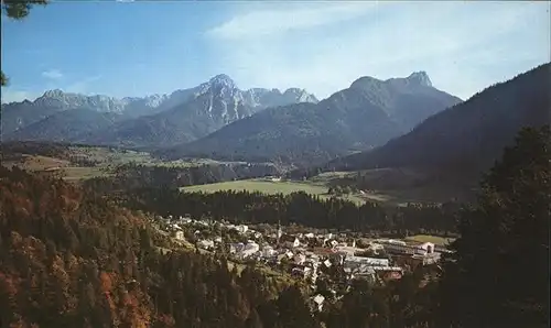 Tarvisio Panorama con Monte Mangart Kat. Italien