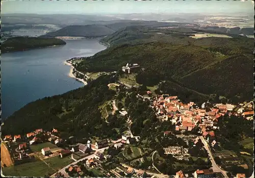 Waldeck Edersee Fliegeraufnahme Edertalsperre Kat. Edertal