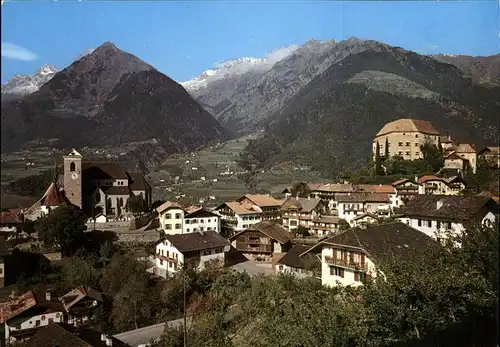 Schenna Meran Panorama Kat. Italien