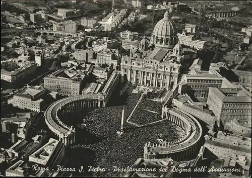 Rom Roma Piazza San Pietro Proclamazione del Dogma dell Assunzione /  /Rom