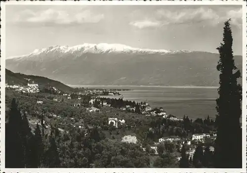 Gardone Riviera Lago di Garda Panorama Kat. Italien