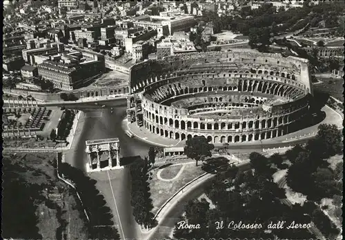 Rom Roma Colosseo dall aereo /  /Rom
