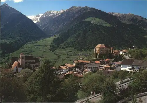 Schenna Meran Panorama / Italien /Bozen