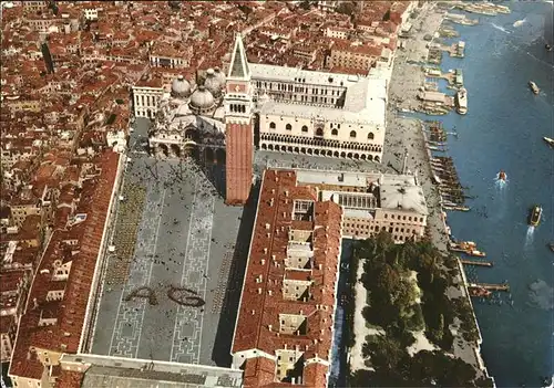 Venezia Venedig Piazza San Marco dall aerea Kat. 