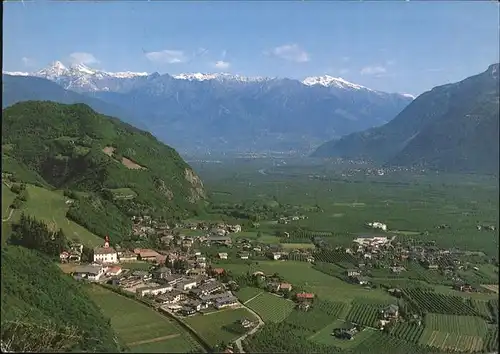 Nals Bozen im Etschtal Panorama Kat. Italien