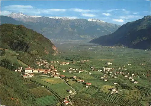 Nals Bozen Panorama im Etschtal Kat. Italien