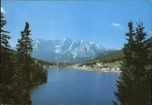 Dolomiti Lago di Misurina Gruppo Sorapis Kat. Italien