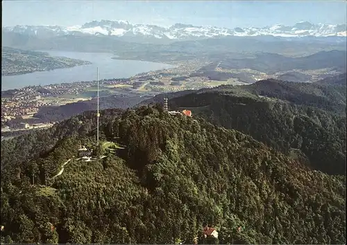 Zuerich Blick vom ueetliberg Fliegeraufnahme / Zuerich /Bz. Zuerich City