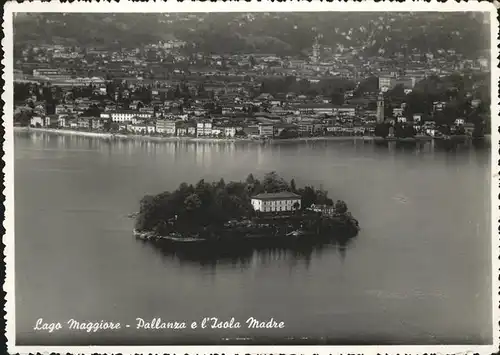 Lago Maggiore Pallanza e l Isola Madre dall aerea Kat. Italien