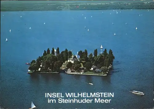 Steinhude Insel Wilhelmstein Fliegeraufnahme / Wunstorf /Region Hannover LKR