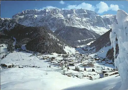 Wolkenstein Groeden im Winter Kat. Groeden Tirol