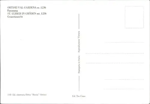 St Ulrich Groeden Tirol  Kat. Salten Schlern