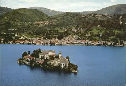 Lago d`Orta Isola S.Giulio e Orta Kat. Italien