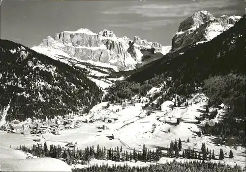 Canazei Suedtirol im Winter Kat. 