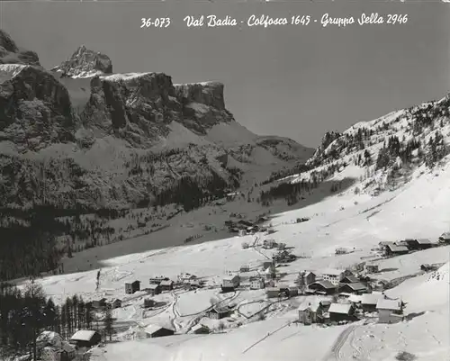 Val Badia im Winter Kat. Italien