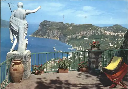 Capri Blick vom Hotel Augustus Kat. Italien